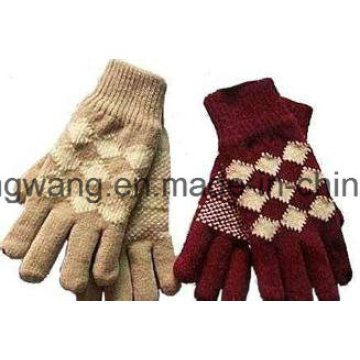 Atacado de malha Acrílico Quente Jacquard Luvas / Mittens